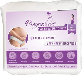 Pregawear Disposable Maternity Lochia Panty For Very Heavy Discharge|Leak Guards(XXL-Size) Pantyliner