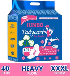 Padycare Cottony soft Extra-large , Night use, heavy-flow Sanitary Pad