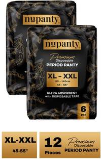 Nupanty Premium Ultra Absorbent Disposable Period Panty | XL-XXL Sanitary Pad