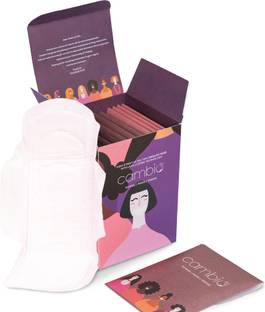 Cambio Rash Free XXL Napkins for Heavy Flow | Leak Proof & Cottony Soft | Disposal Bags Sanitary Pad