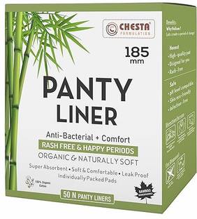 CHESTA FORMULATION Women's Cotton Soft Pantyliner for Daily Use and Extra Comfort | Anti Bacterial Pantyliner