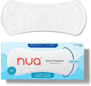 Nua Super Thin (190mm) || Rash-Free & Toxin-Free || Soft Comfortable Top Layer Pantyliner