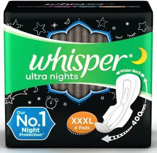Whisper ultra nights XXXL ( 4 pads ) Sanitary Pad