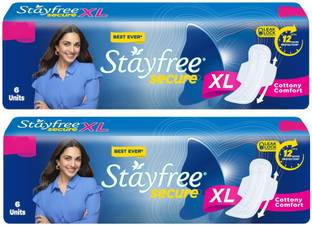 STAYFREE secure Cottony Comfort XL 274 mm - 6x2 Pcs Sanitary Pad
