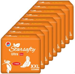 DM STARSAFTY Ultra Choice With Wings 320 mm (XXL)-63 Sanitary Pad