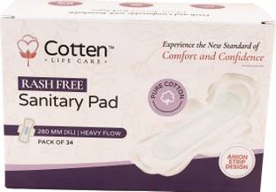 cotten life care SANITARY PADS HEAVY FLOW Sanitary Pad