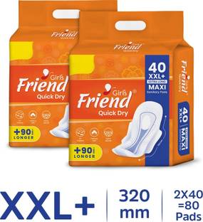 Girl's Friend Quick Dry Extra Long Maxi Sanitary Pads Sanitary Pad