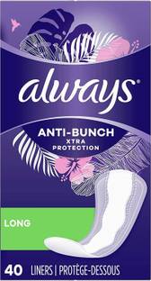 Always Xtra Protection Daily Liners, Long, 40 Count Sanitary Pad