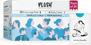 PLUSH Ultra Thin ALL XL Pads (Extra Large 310 mm) Sanitary Pad