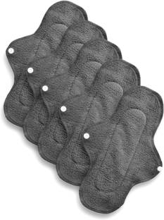 AAKAV Soft-Absorbent Reusable Cloth Period Pads for Heavy Flow Leak-proof Sanitary Pad