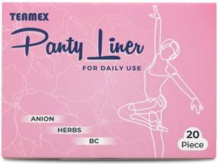 Teamex Panty Liner Sanitary Napkin Naturally Absorbent, Soft & Rash-Free Pantyliner