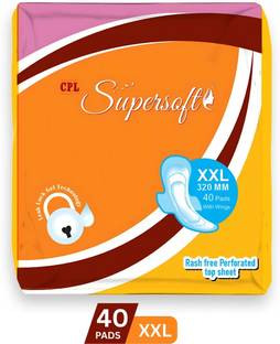 CPL SUPERSOFT XXL Maxi Secure Premium 40 Pads Sanitary Pad