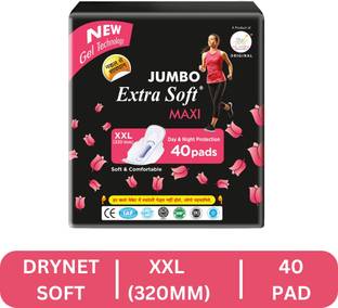 Extra Soft Maxi Care Day & Night Protection |Soft & Comfortable (XXL)(Pack of-40) Sanitary Pad