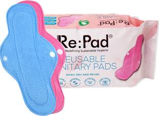 Re:pad Reusable Pad-3 Maxi + 1 Super Maxi Sanitary Pad