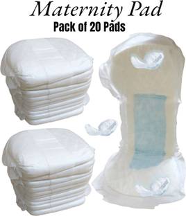 safe women After Delivery Pad - 20 Maternity Pads For New Mom Sanitary Pad