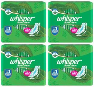 Whisper ultra clean XL+ 317 mm - 7+7+7+7 Pads Sanitary Pad