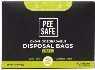 Pee Safe Discreet Disposable Bags for Disposal of Tampon, Condoms, Personal Hygiene Waste Sanitary Pad