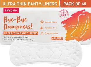 SIRONA Dry Comfort Ultra-Thin Daily Use Panty Liners for Women - Large Pantyliner