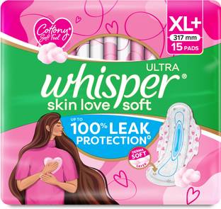 Whisper Ultra Skin Love Soft Sanitary Pads for Women Sanitary Pad