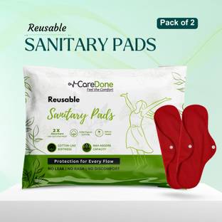 CareDone Super Comfy Heavy Flow Pad - Extra large| |Reusable Sanitary Cloth Pad Sanitary Pad