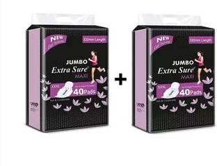 Extra Sure vc New Sanitary Pad Jumbo XXXL Full Size Pack of 2 Sanitary Pad