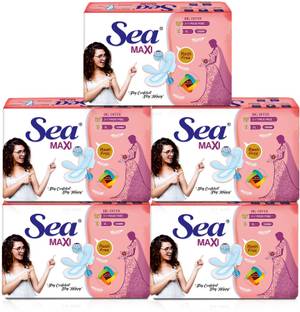 Sea Pack of 30 XL Maxi Anti Bacterial,Rashes Free Cottony Soft Sanitary Pads for Women With Premium Quality Sanitary Pad