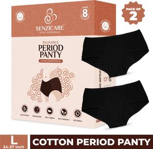 Senzicare Reusable Leak Proof Period Panty For Women | Lasts For 3 Years-Large Pantyliner