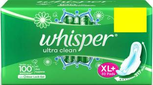 Whisper Ultra Clean XL Plus Sanitary Pads Sanitary Pad