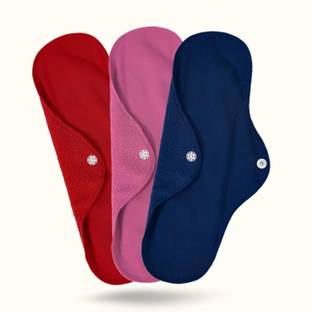 AEREX Reusable Cloth Period Pads Absorbent Sanitary Pad Leak Proof Pads With Wings Sanitary Pad