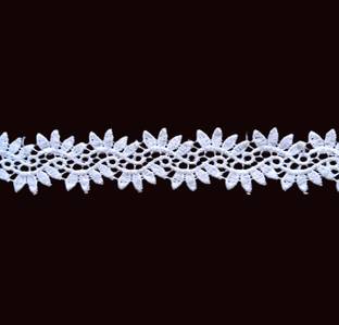Pachrangi GPO full 6.20 meter 3 cm new festival beautiful look lace border White Lace Saree Falls
