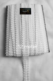 NIMISHA FASHION 12 meter super quality clothing decoration Cotton Silk Saree Falls