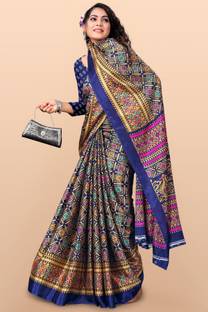 Printed Daily Wear Crepe Saree