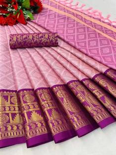 AVANTIKA FASHION Woven Banarasi Art Silk, Cotton Silk Saree