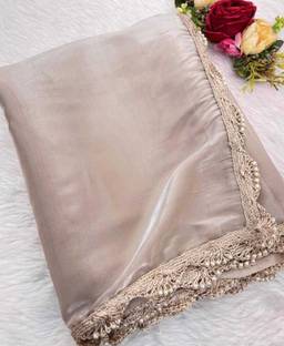 JAGRUL JM Embroidered Bollywood Organza Saree