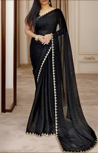 PRISHA Self Design Bollywood Organza Saree