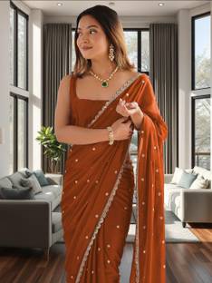 Lovisa Fashion Embroidered Daily Wear Georgette Saree