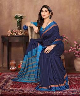 KITKET FASHION Woven Kanjivaram Pure Silk Saree