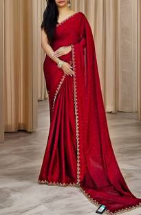 PRISHA Self Design Bollywood Organza Saree