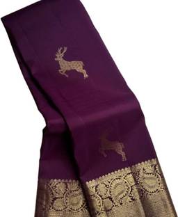 FAB WOVEN Woven Banarasi Pure Silk Saree