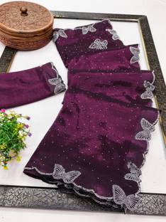 Anand Sarees Embellished Bollywood Net Saree