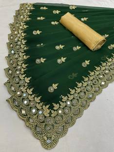 NERTA BOUTIQUE Printed Daily Wear Georgette Saree
