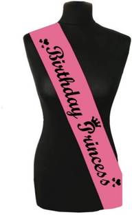 PARTY MIDLINKERZ Birthday Princess Sash12