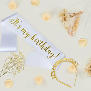 specialyou.in Birthday Sash, Tag, Accessories, Props, Hair Band, Hair Accessories for Girls
