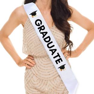 hubops Graduate Sash, Graduation Party Sash Decoration, Graduate Party Supplies Sash