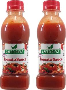 GREEN PIECE Jain Combo Without Onion/garlic/Potato Tomato Sauce (200gm) (Pack of 2) Sauces & Ketchup