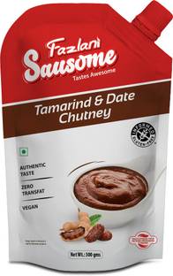 Fazlani Sausome Tamarind & Date Chutney | Dip| 100% Vegan and Natural Ingredients | Pack of 1 Sauce