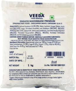 VEEBA Eggless Mayonnaise (Premium) Dip