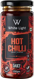 WHITE LIGHT FOOD Hand Churned Hot Chilli Sauce with Vegan and Natural Ingredients Sauces