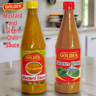 Golden Mustard Sauce & Chilli Sauce(Authentic Taste Of India) Sauce