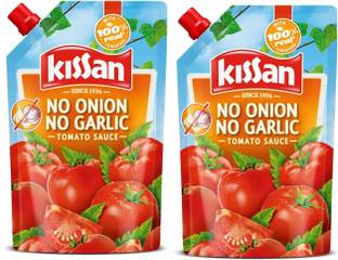 Kissan No-Onion No-Garlic Tomato Sauce WITH REAL TOMATOES Sauces & Ketchup
